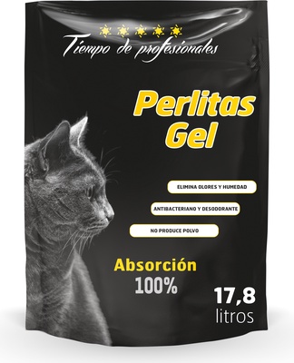 Arena Gel Silice para Gatos 17,8 litros